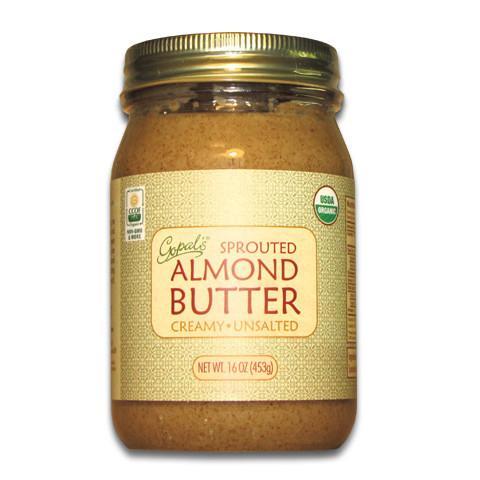 ***【2 Pack】-Gopal's Sprouted Almond Butter 16 oz - Natural Zing