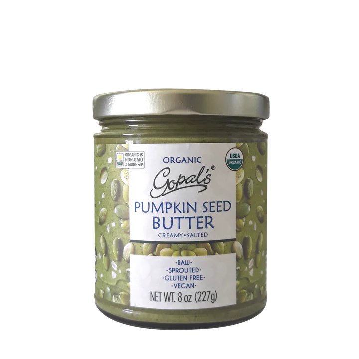 ***【2 Pack】- Gopal's Sprouted Pumpkin Seed Butter (Himalayan Salt) 8 oz - Natural Zing