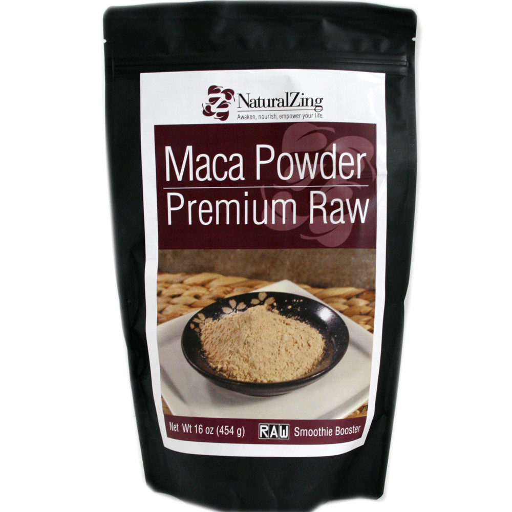 ***【3 pack】-Maca Powder 16 oz, Premium - Natural Zing