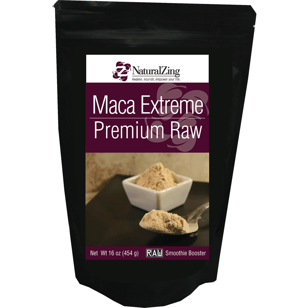 ***【3 pack】-Maca Powder 16 oz , Premium Extreme - Natural Zing