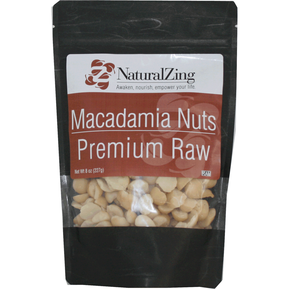 ***【3 pack】- Macadamia Nuts 16 oz - Natural Zing