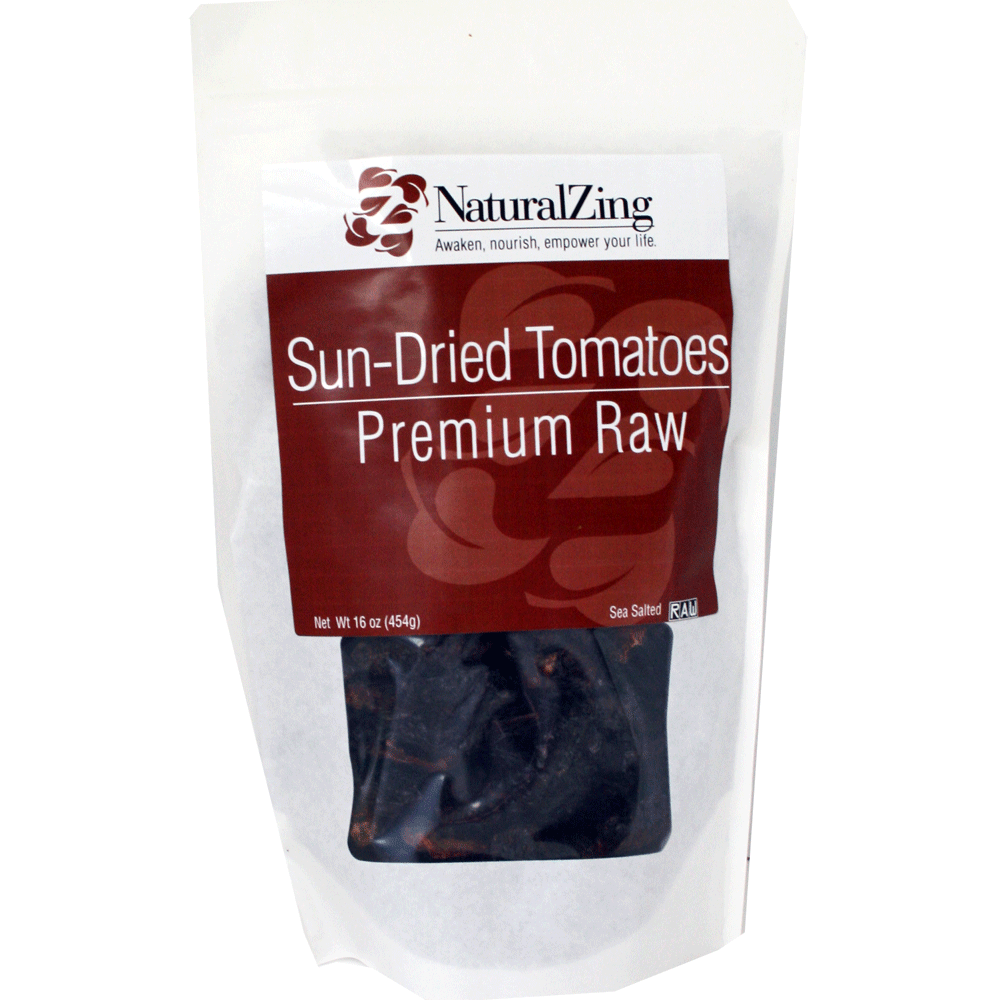 ***【3 pack】-Tomatoes (Sun-Dried, Sea Salted) 16 oz - Natural Zing