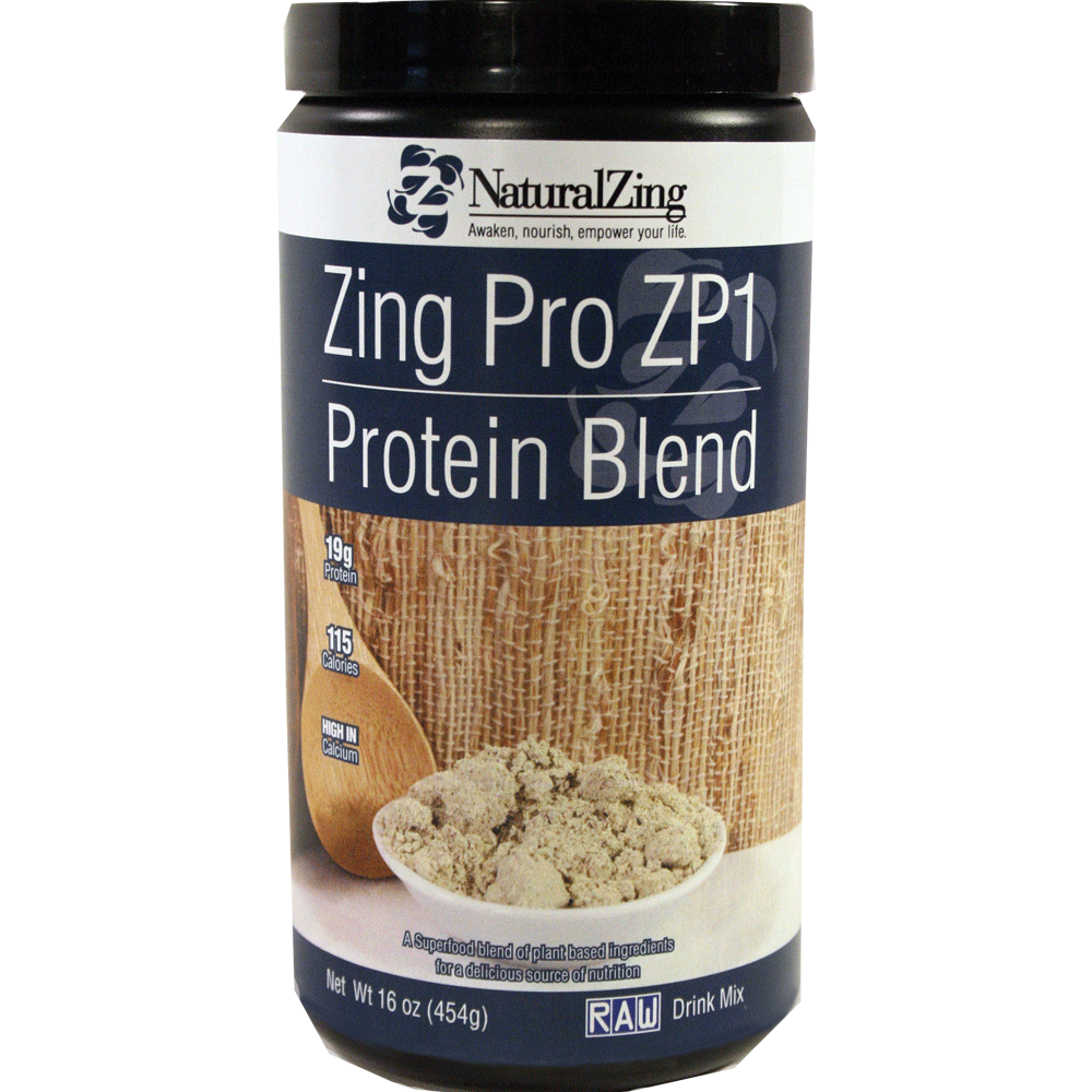 ***【3 pack】-ZingPro Protein Powder Blend, ZP1 16 oz - Natural Zing