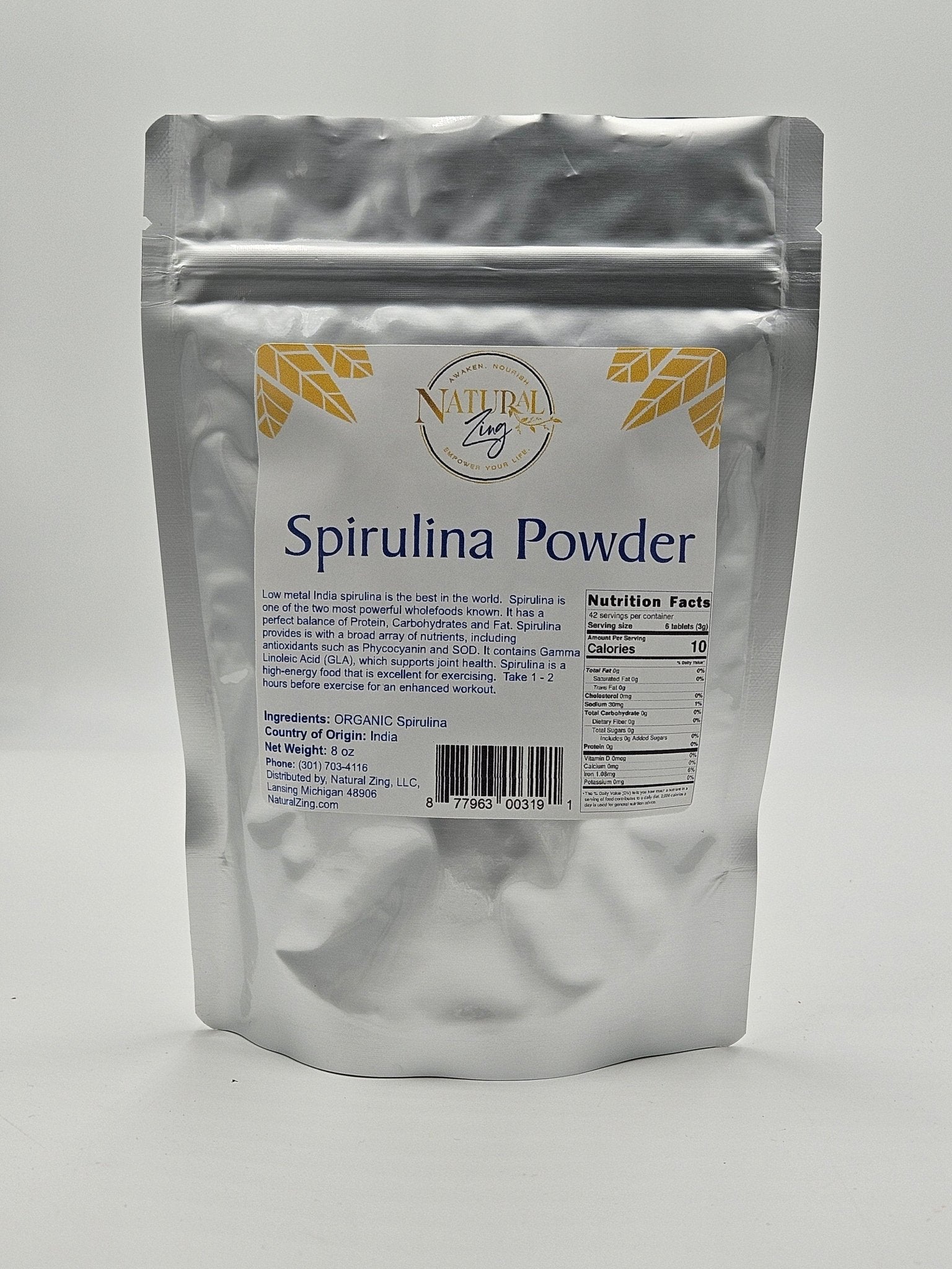 *** 【5 pack】 - Spirulina Powder 8 oz