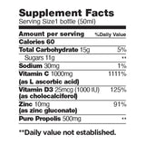 Bee & You Propolis Shot (Immune Support Shot Drink for Adults) - Natural Zing