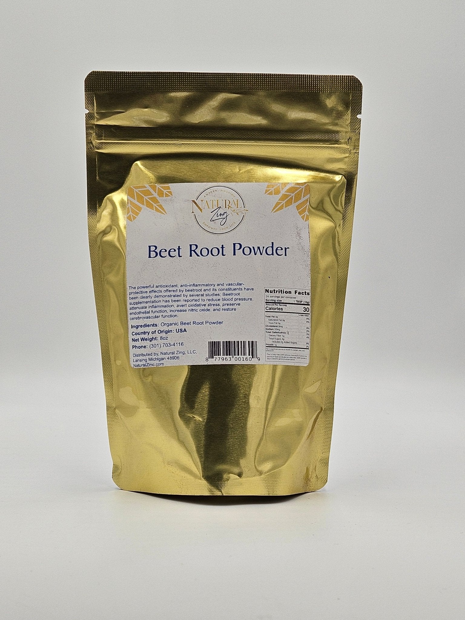 Beet Root Juice Powder 8 oz - Natural Zing