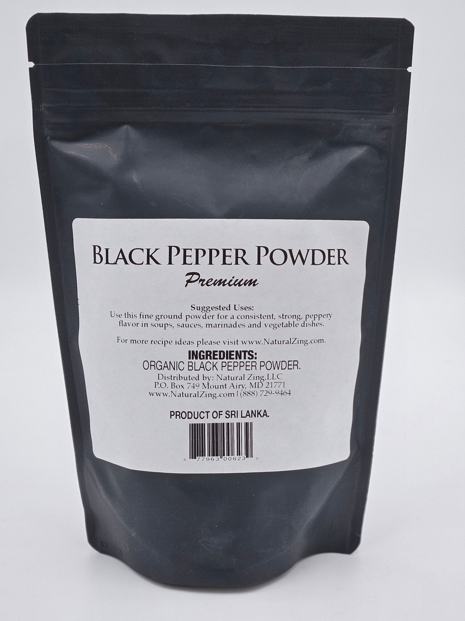 Black Pepper Powder (Fine Ground) – Natural Zing