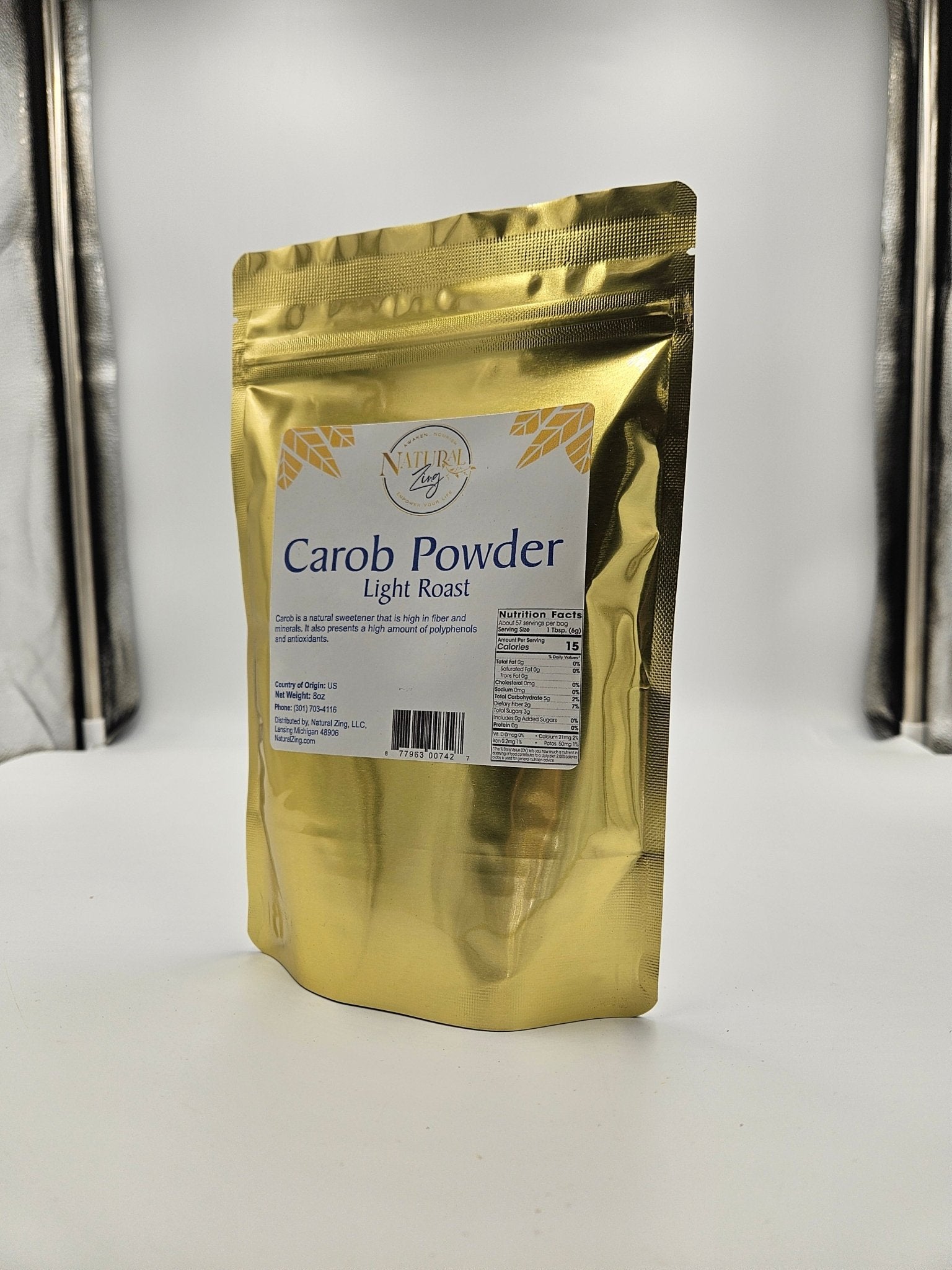 Carob Powder (Light Roast) 8 oz