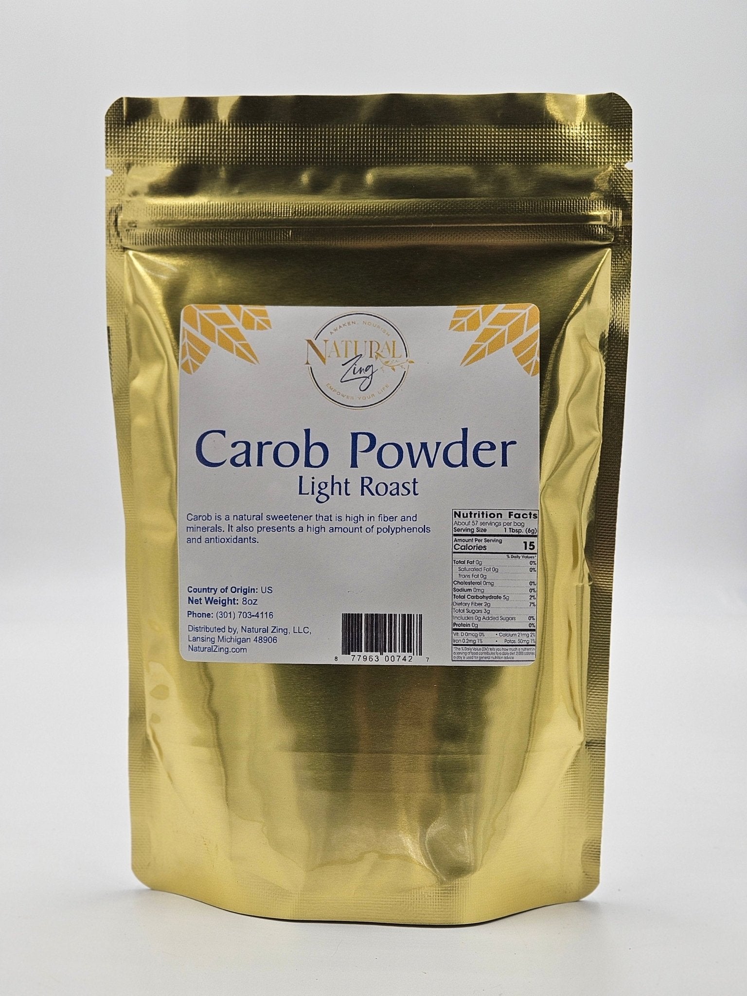 Carob Powder (Light Roast) 8 oz