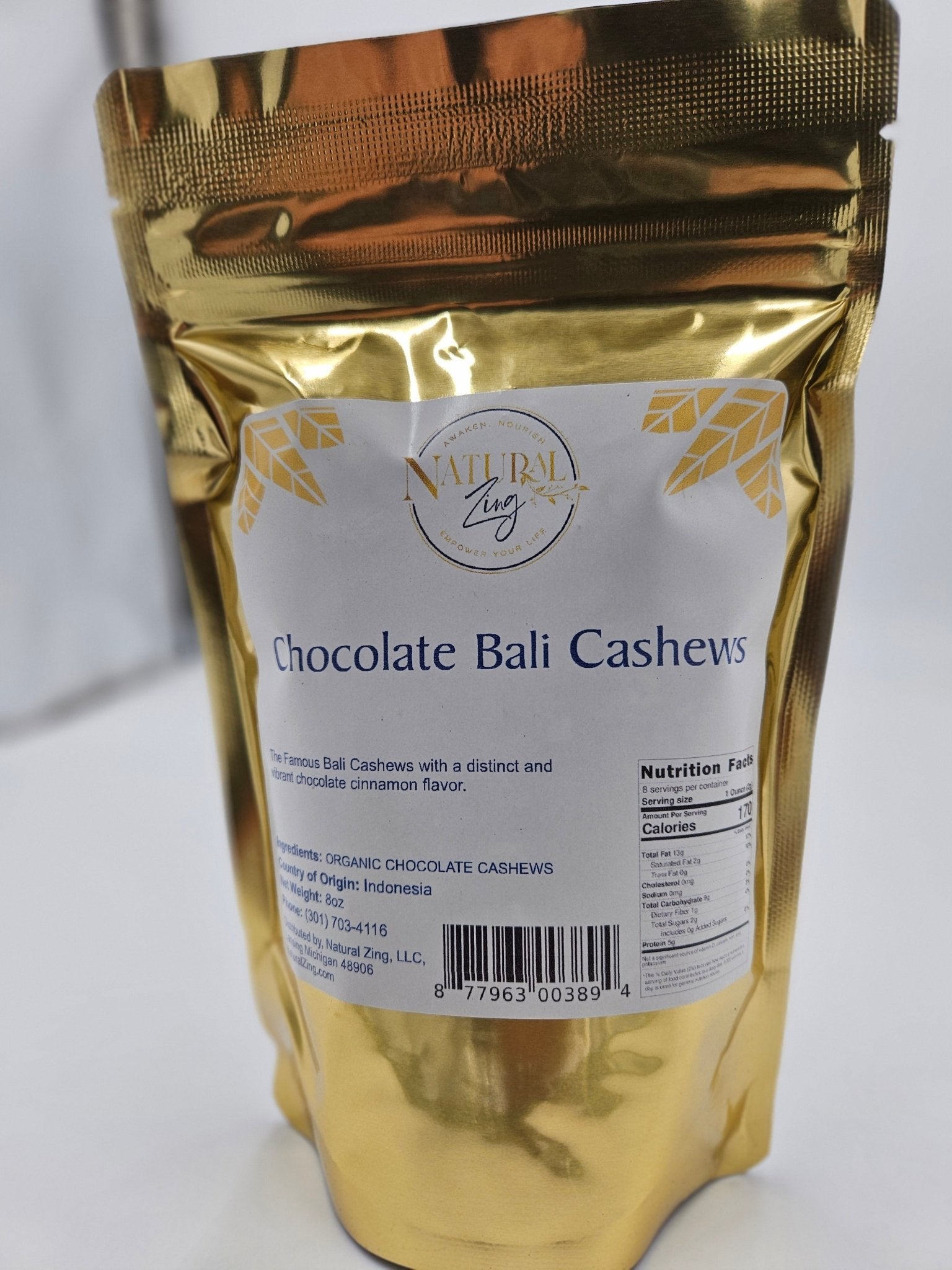 Chocolate Bali Cashews 8 oz
