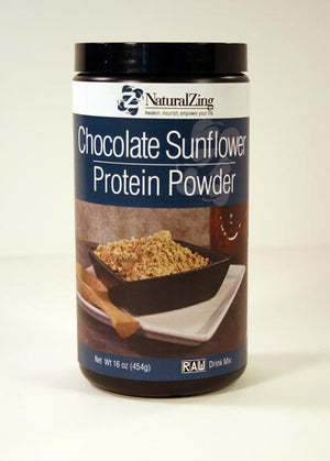 Chocolate Sunflower Protein Powder 16 oz - Natural Zing