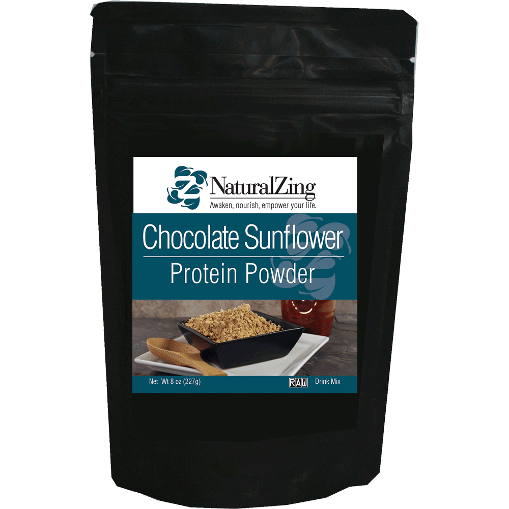 Chocolate Sunflower Protein Powder 8 oz - Natural Zing