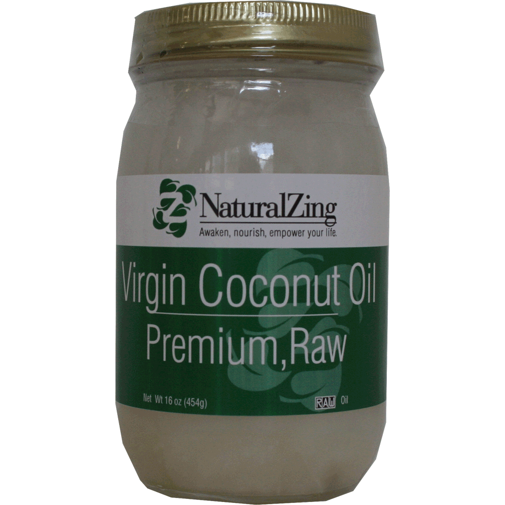 Coconut Oil (Virgin) 16 oz - Natural Zing
