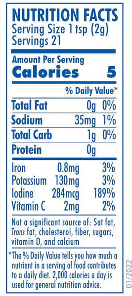 Dulse Granules, shaker (Raw, Organic) 1.5 oz - Natural Zing