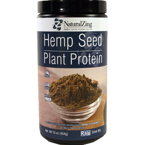 Hemp Protein Powder 16 oz - Natural Zing