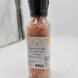 Himalayan Pink Crystal Salt (coarse) 18 oz Grinder Jar - Natural Zing
