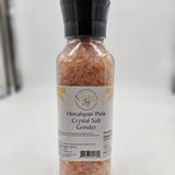 Himalayan Pink Crystal Salt (coarse) 18 oz Grinder Jar - Natural Zing
