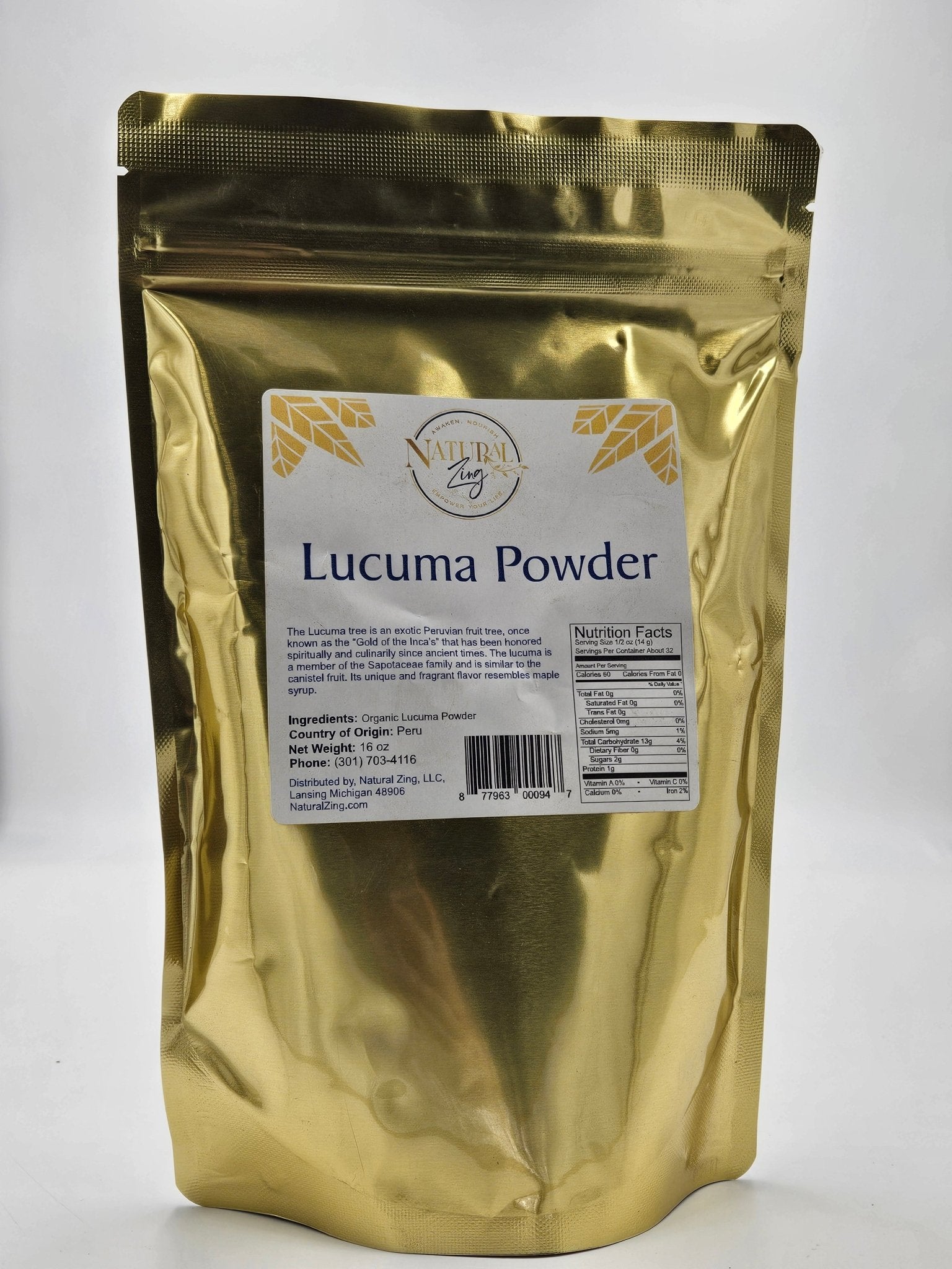 Lucuma Powder 16 oz - Natural Zing