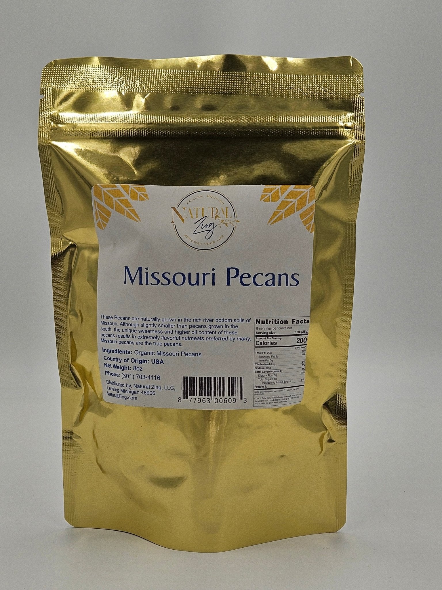 Missouri Pecans 8 oz