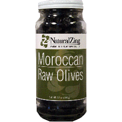 Moroccan Style Dried Black Olives 12 oz