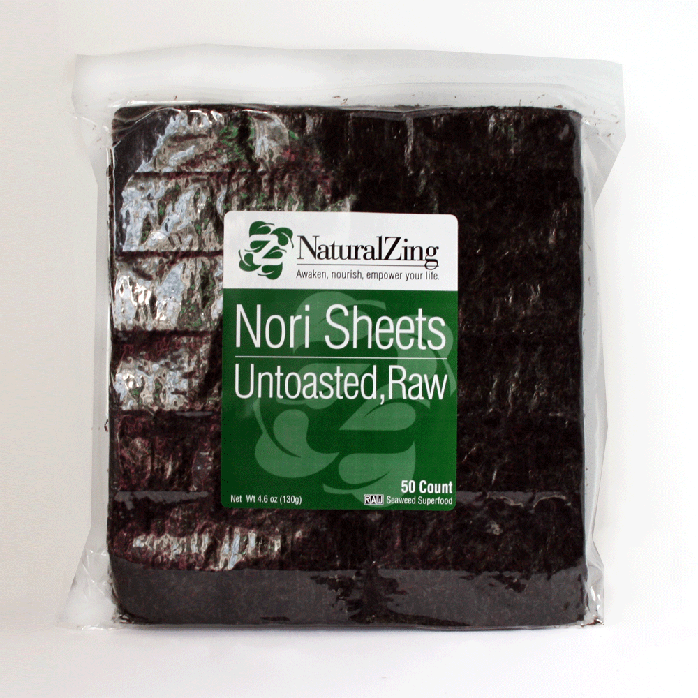 Nori Natural Zing 50 sheets pk