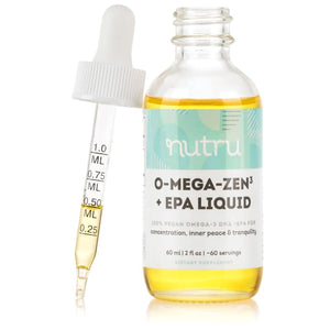 O-Mega-Zen3 with EPA Vegan DHA Supplement Liquid, 2 fl oz - Natural Zing