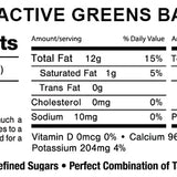 Organic Food Bar, Active Greens - Natural Zing