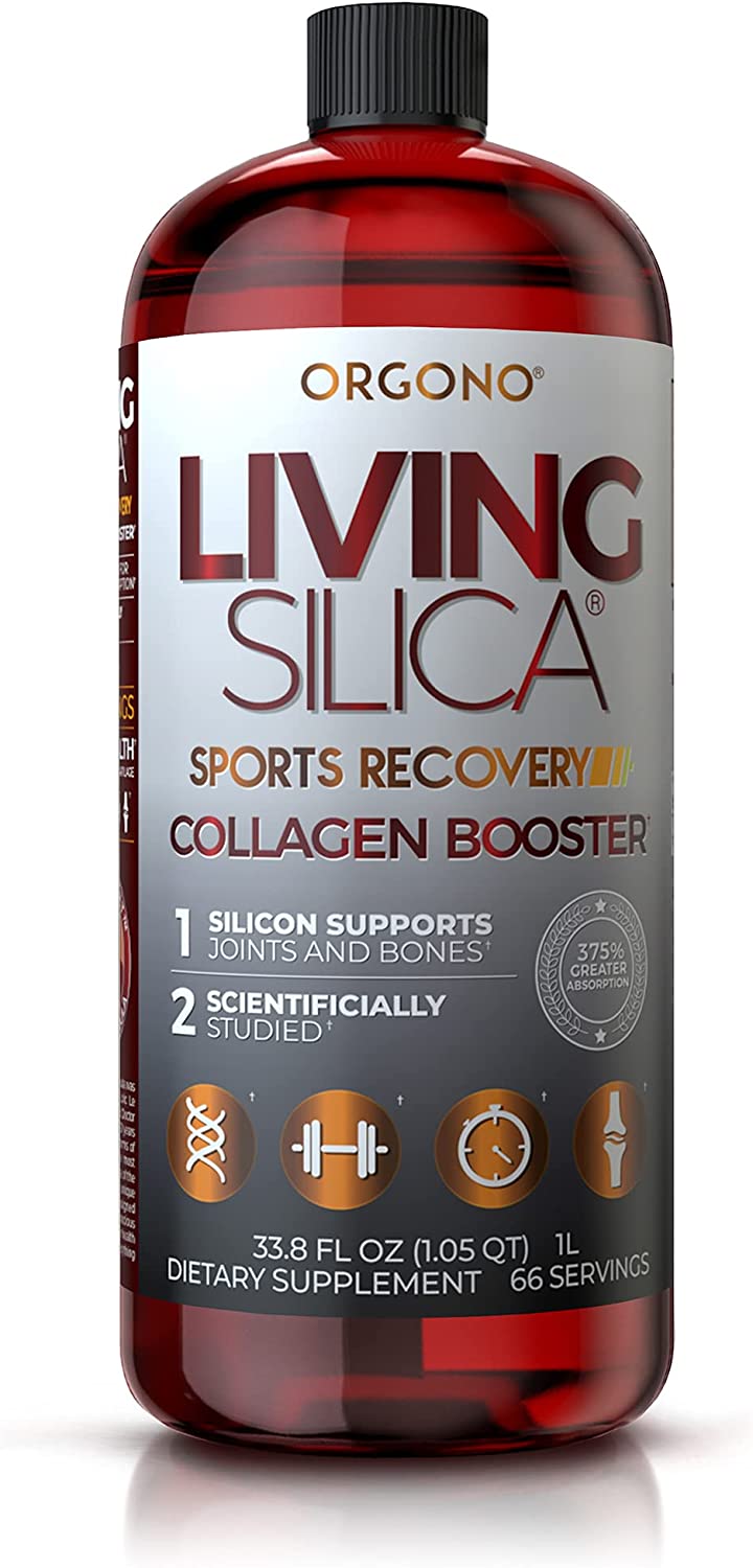 Orgono Living Silica Sports Recovery Collagen Booster 33.8 oz - Natural Zing