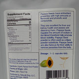 Papaya Seed Powder (60 Capsules) - Natural Zing