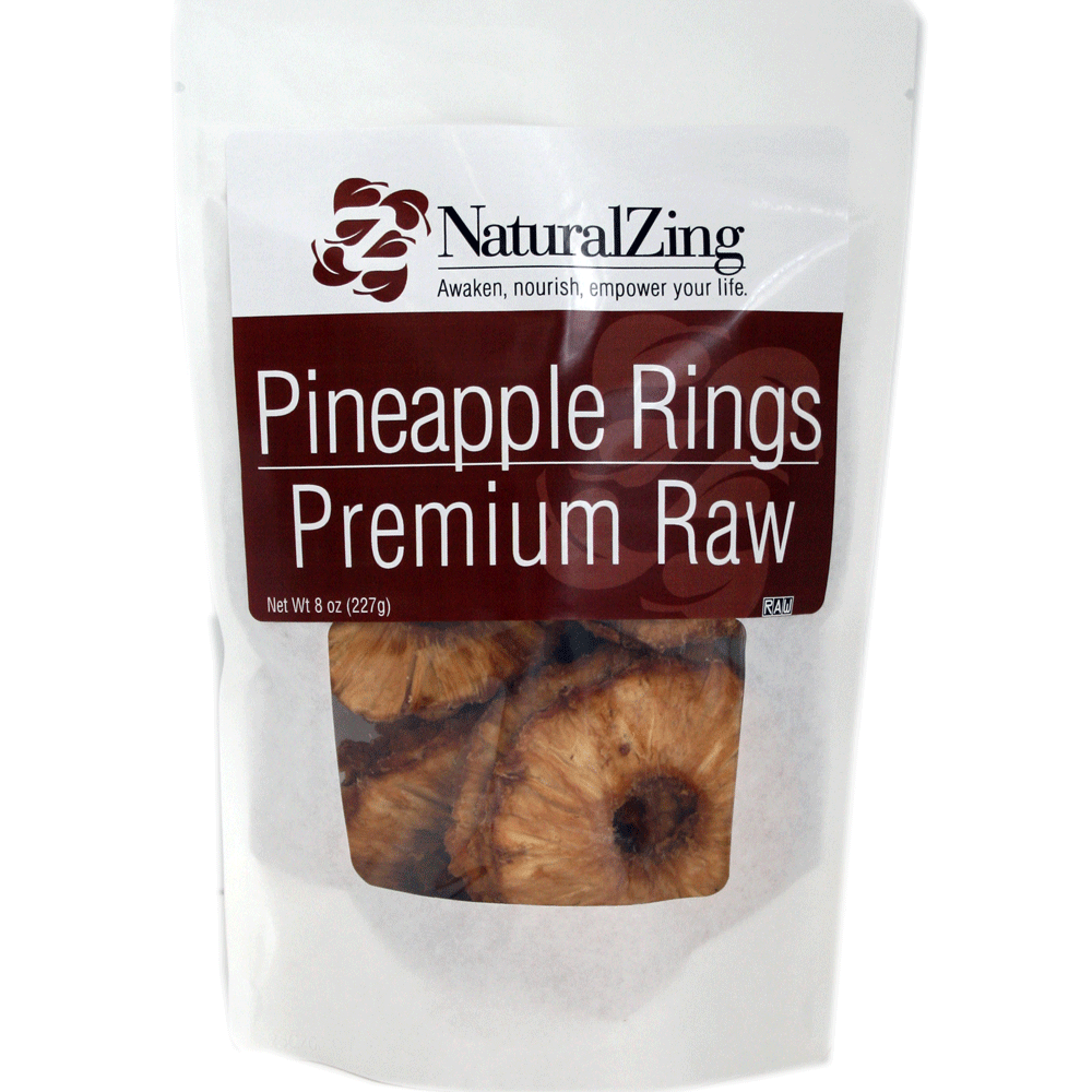 Pineapple Rings 8 oz - Natural Zing