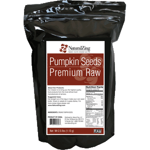 Pumpkin Seeds 2.5 lb - Natural Zing
