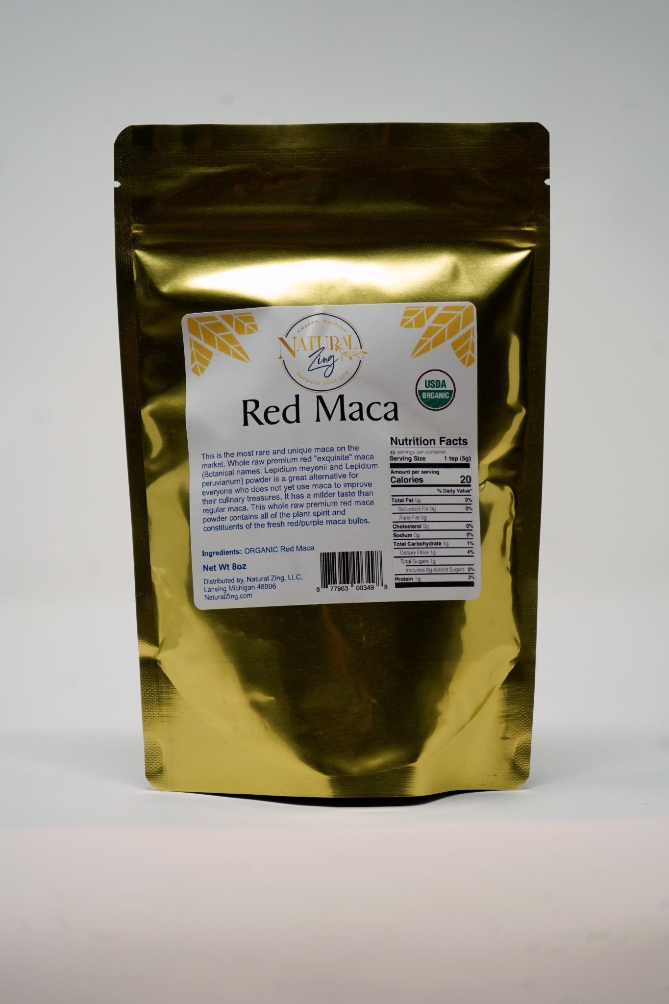 Red Maca 8 oz - Natural Zing