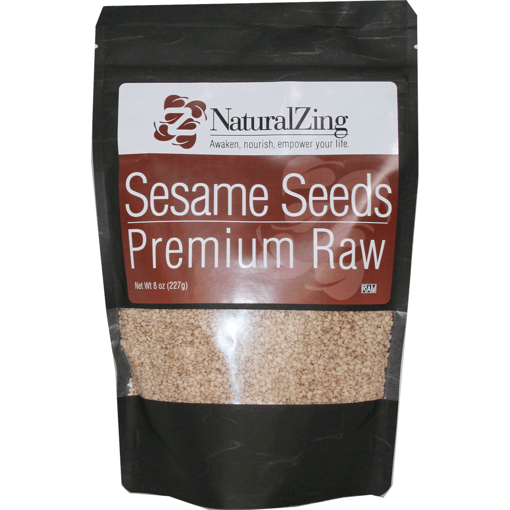 Sesame Seeds (hulled) 8 oz - Natural Zing