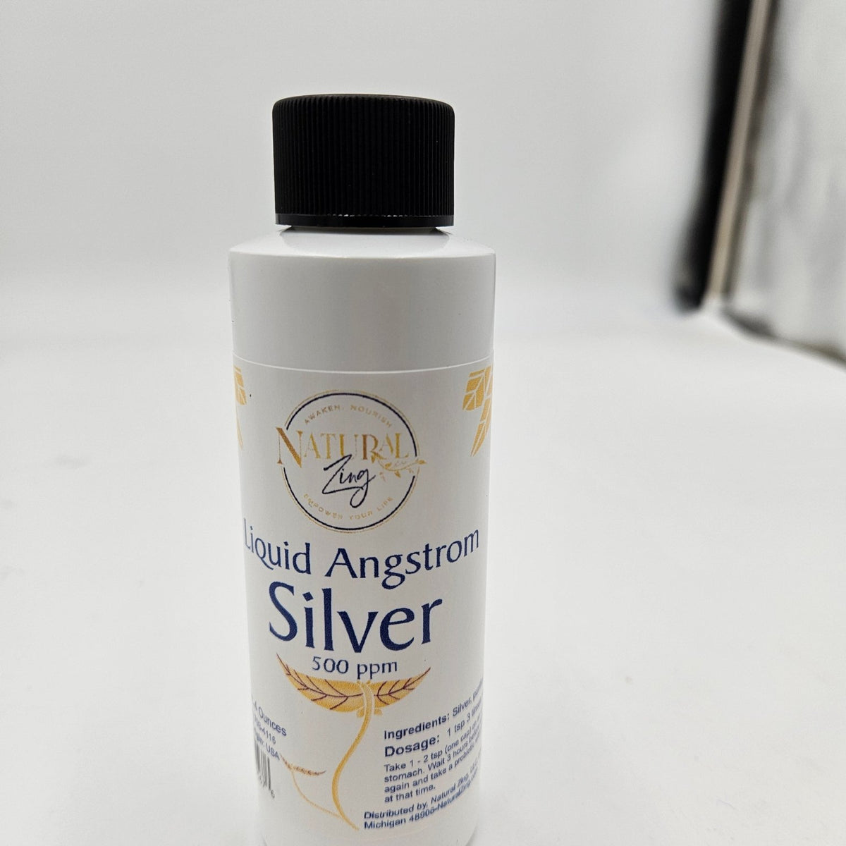 Silver 500 - 4oz Bottle - Natural Zing