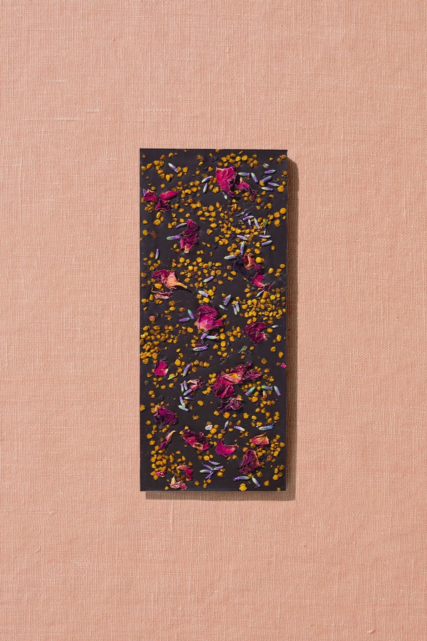 Spring & Mulberry Chocolate - Lavender, Bee Pollen, Rose Petals