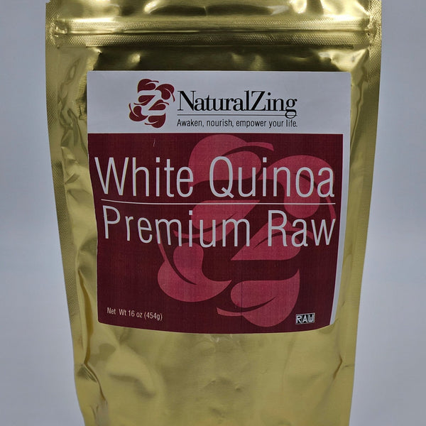 White Quinoa 16 oz - Natural Zing
