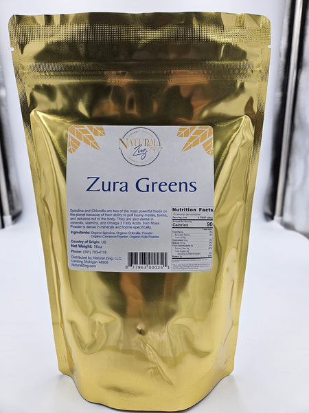 Zura Greens Superfood Powder – Natural Zing